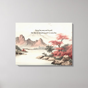 Asiatische Landschaft Schönheit Leinwanddruck