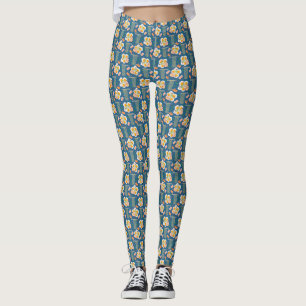 Asiatische Lebensmittel-Illustration Leggings mit