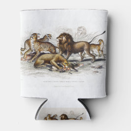 Asiatische Löwe, Löwe, Bengalischer Tiger, Leopard Dosenkühler