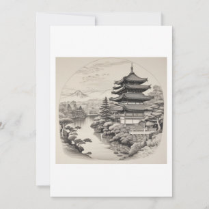 Asiatische Marke Einladung