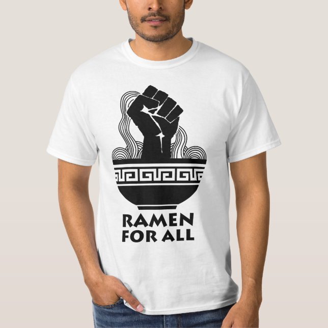 Asiatische Nudelsuppe für alle Ramen Liebhaber T-Shirt (Vorderseite)