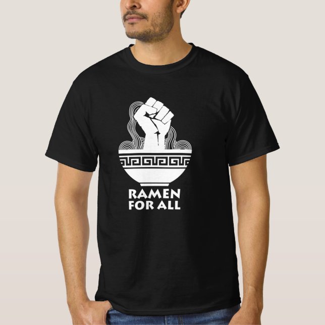 Asiatische Nudelsuppe für alle Ramen Liebhaber T-Shirt (Vorderseite)