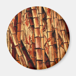 asiatische orientalische Kunst der Bambusmalerei Magnet