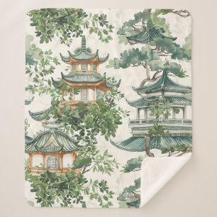 Asiatische Pagode in Verdant Landscape (10) Sherpadecke