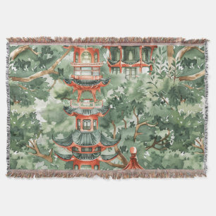 Asiatische Pagode in Verdant Landscape (17) Decke