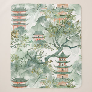 Asiatische Pagode in Verdant Landscape (5) Sherpadecke