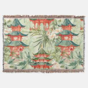 Asiatische Pagode in Verdant Landscape (8) Decke
