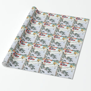 Asiatische Prinzessin Geschenkpapier