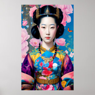 Asiatische Prinzessin Poster