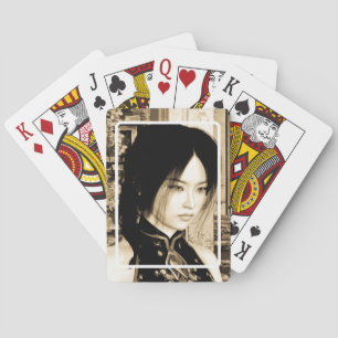 Asiatische Schönheit Spielkarten
