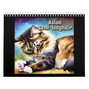 Asiatische Semi-Langghair Kalender