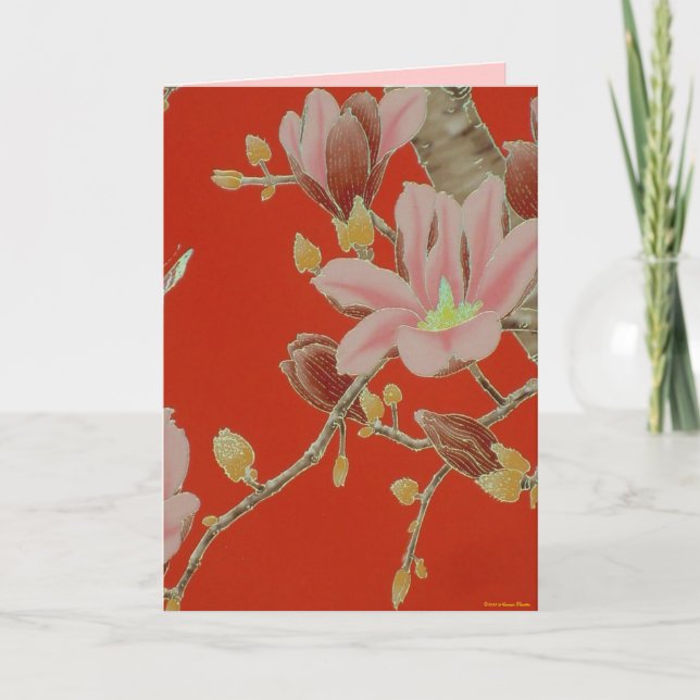 Asiatische Sommerkarte Karte (Vorderseite)