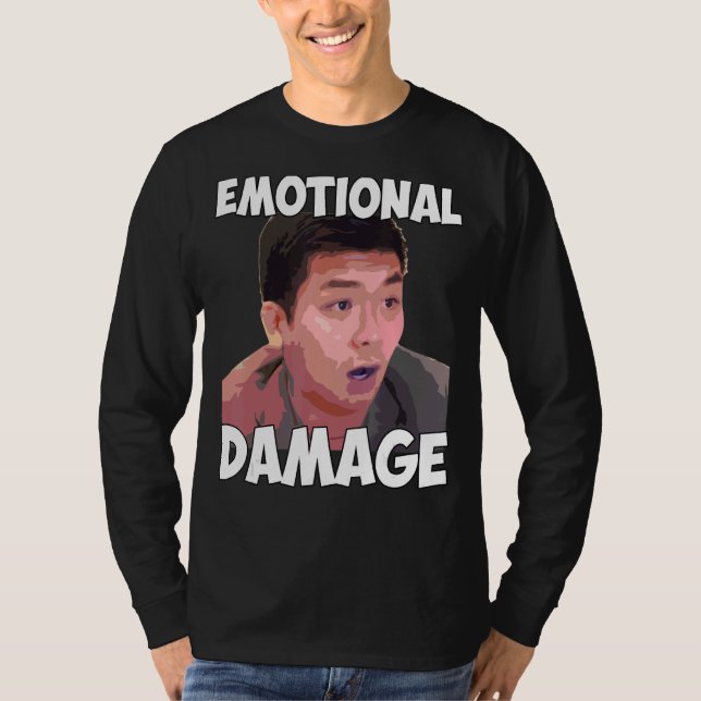 Asiatische Stereotypen: Emotionaler Schaden Steven T-Shirt (Vorderseite)