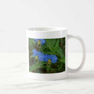 Asiatische Tagblume Blau Wilde Blume Bekleidung & Tasse