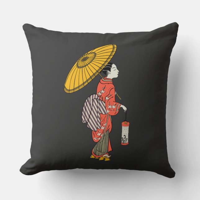 Asiatische Throw-Kissen Kissen (Vorderseite)