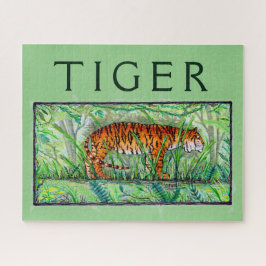 Asiatische Tiger-Kröte Puzzle
