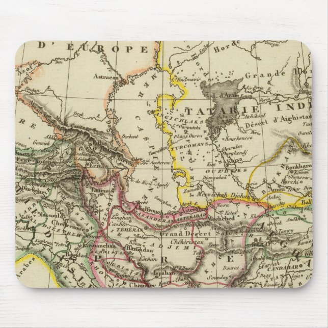 Asiatische Türkei, Persien, Afghanistan Mousepad (Vorne)