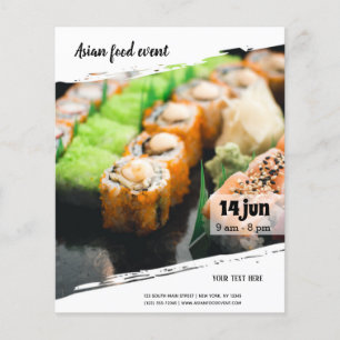 Asiatische Veranstaltung Flyer