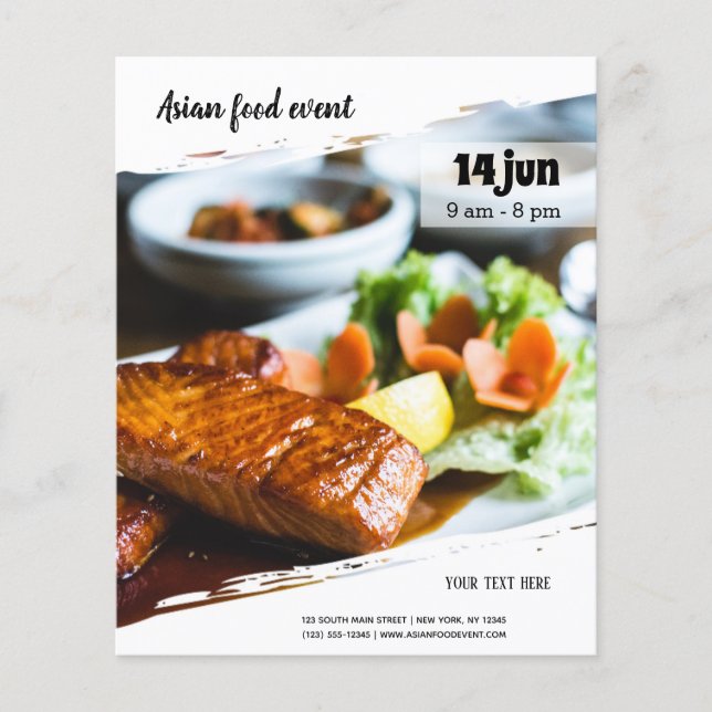 Asiatische Veranstaltung Flyer (Vorne)