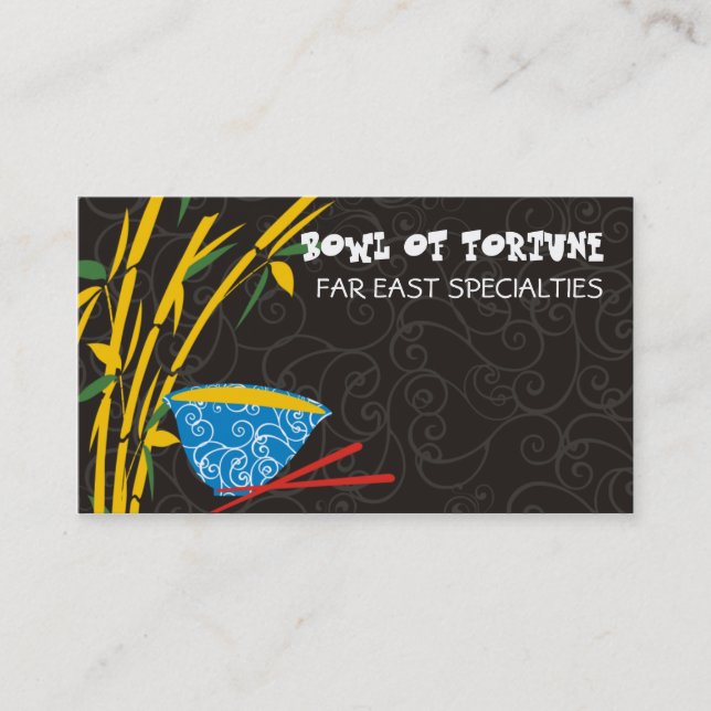 Asiatische Visitenkarte (Vorderseite)