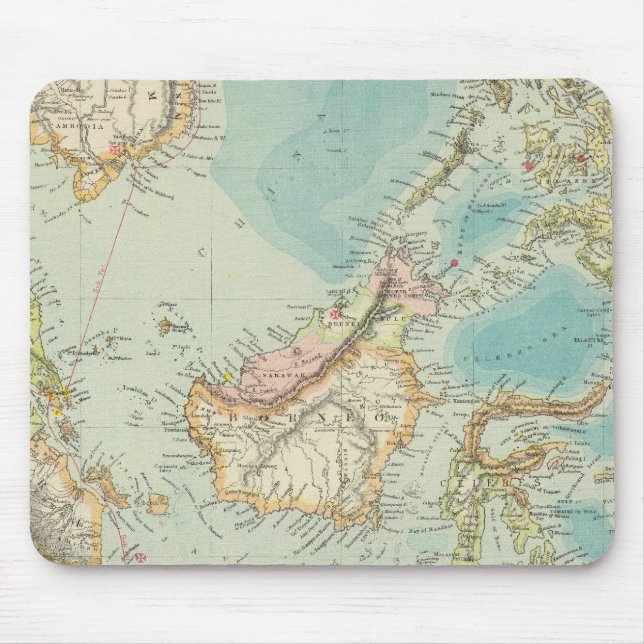 Asiatischer Archipel 2 Mousepad (Vorne)