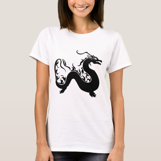 Asiatischer Drache T-Shirt (Vorderseite)