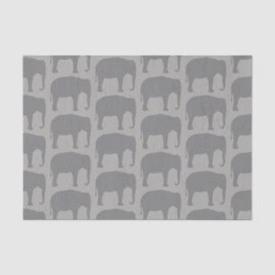 Asiatischer Elefant-Silhouette-Muster Seidenpapier