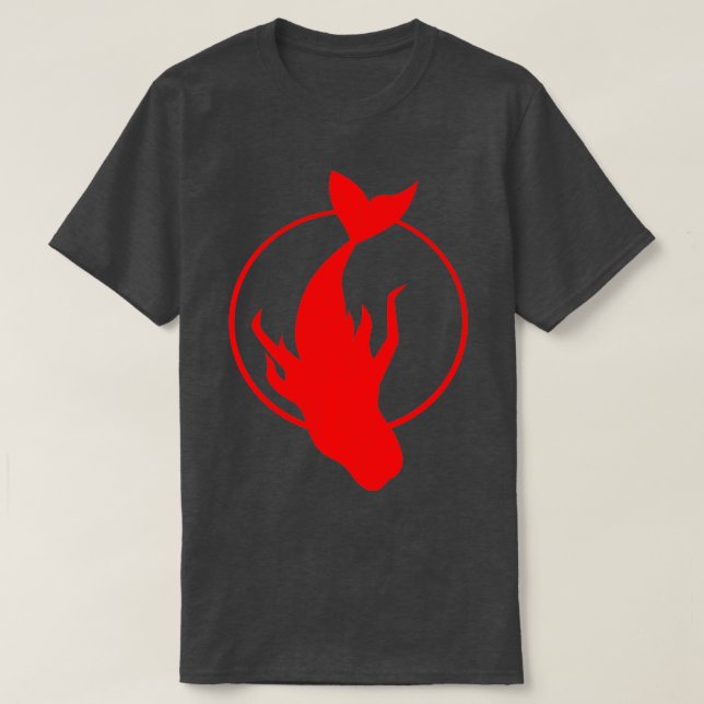 asiatischer Fisch T-Shirt (Design vorne)
