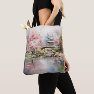 Asiatischer Garten im Frühling