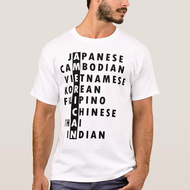 Asiatischer Hass - Amerikaner in Asien halten die  T-Shirt (Vorderseite)