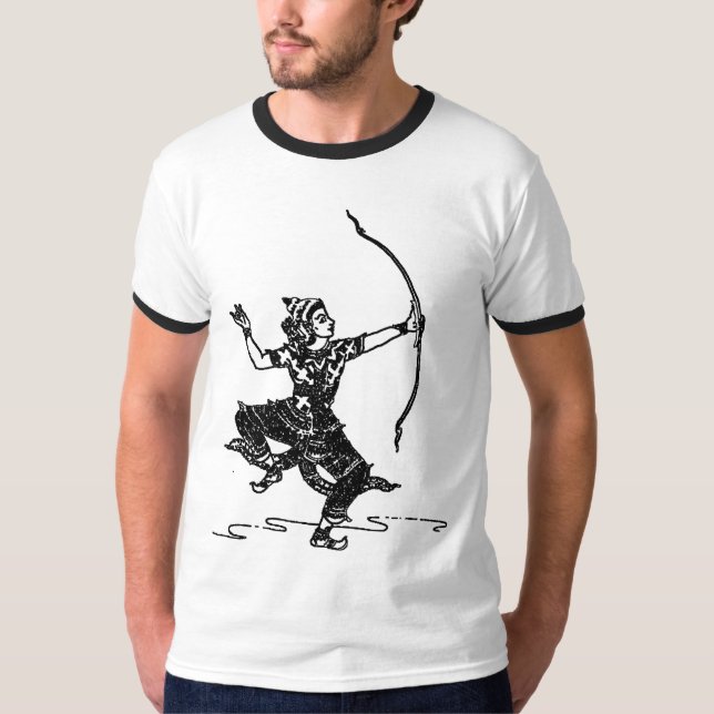 ASIATISCHER KUNST-SÜDGOTT T-Shirt (Vorderseite)