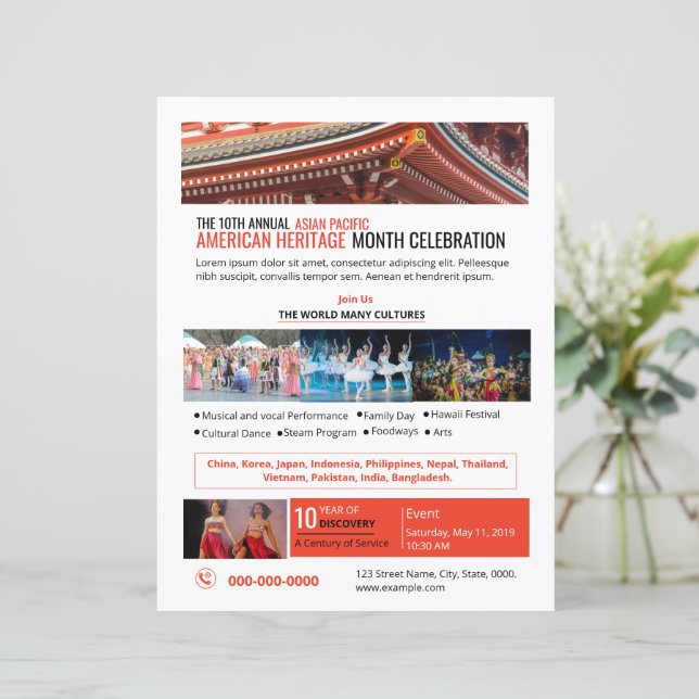 Asiatischer pazifischer amerikanischer Kulturerbe  (Stehend Vorderseite)