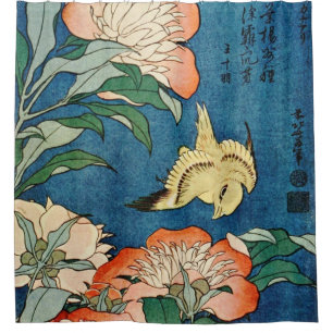 ASIATISCHER PFINGSTROSEN-Duschvorhang Duschvorhang