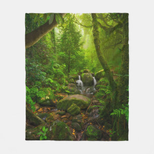 Asiatischer tropischer Regenwald-Dschungel,Wald,Um Fleecedecke