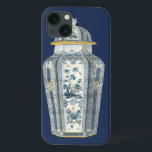 Asiatischer Urner in Blau und Weiß Case-Mate iPhone Hülle<br><div class="desc">Ein wunderschöner Ausdruck einer asiatischen Urne mit dekorativen Farben in Blau und Weiß. Die Urne wird durch die aufwändigen Blumendesigns bedeckt, die ihr ein friedliches Gefühl verleihen. Kaufen Sie Ihre Kopie noch heute!</div>