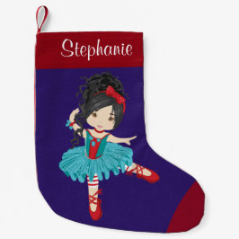 Asiatischer Weihnachtsballerina Kleiner Weihnachts Kleiner Weihnachtsstrumpf