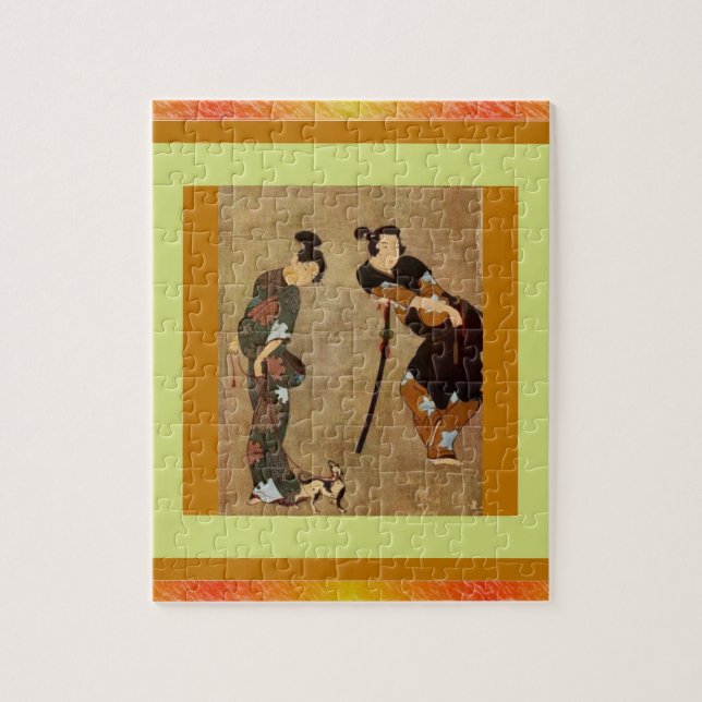 Asiatisches Couple Puzzle (Vertikal)