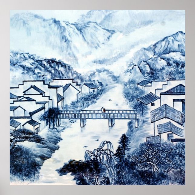 asiatisches Design Poster (Vorne)