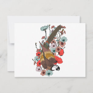 Asiatisches Drachen-Logo Postkarte