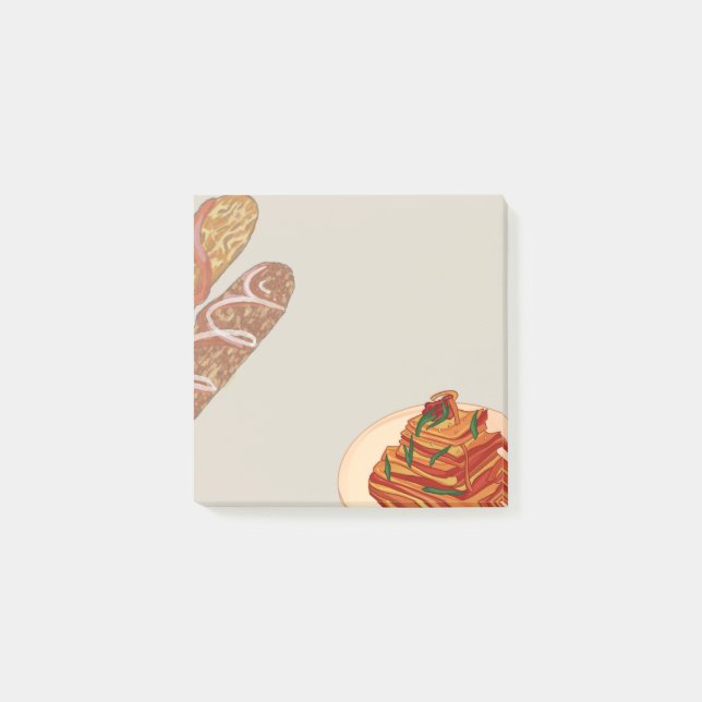 Asiatisches Essen 16 Sticky Notes Post-it Klebezettel (Vorderseite)