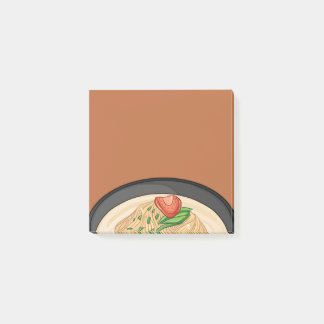 Asiatisches Essen 3 Sticky Notes Post-it Klebezettel