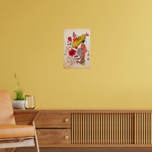 Asiatisches Frauenposter Poster