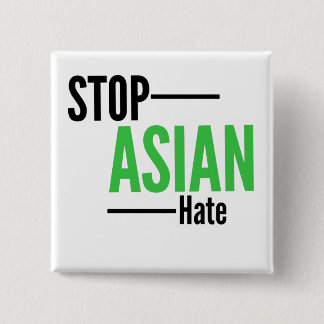 Asiatisches Hass stoppen Button