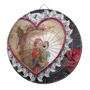 Asiatisches Hochzeitskaffee zum Heart Swing Art Pr Dartscheibe