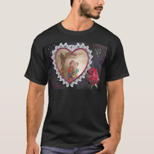 Asiatisches Hochzeitskaffee zum Heart Swing Art Pr T-Shirt