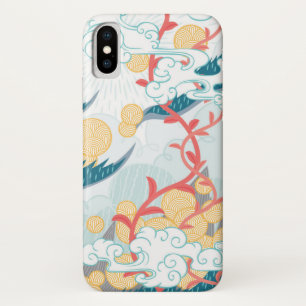 asiatisches Inspiriertes Naturemuster Case-Mate iPhone Hülle