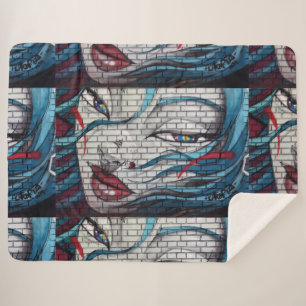 Asiatisches Mädchen Graffiti Sherpadecke