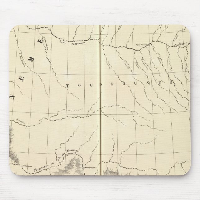 Asiatisches Russland, Asien 14 Mousepad (Vorne)