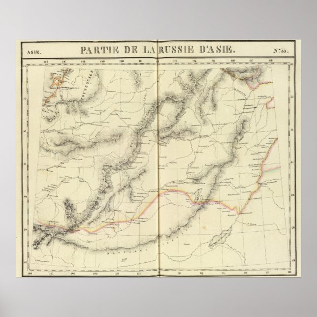 Asiatisches Russland, Asien 33 Poster (Vorne)