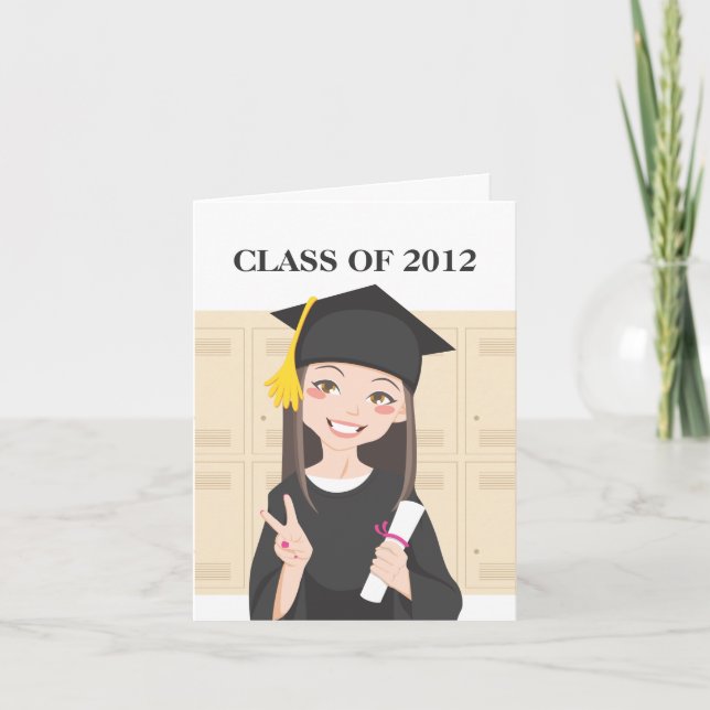 Asiatisches Studium Karte (Vorderseite)